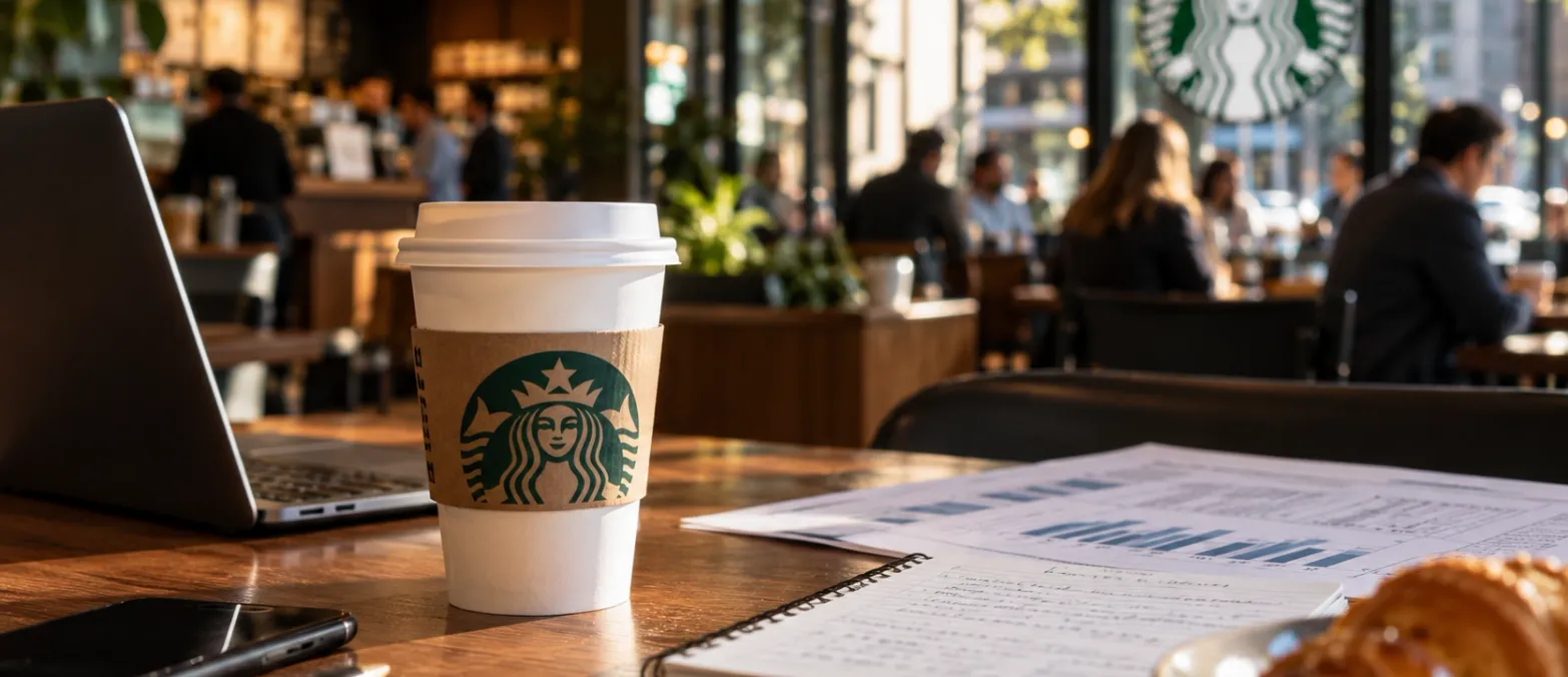 Starbucks vor den Zahlen