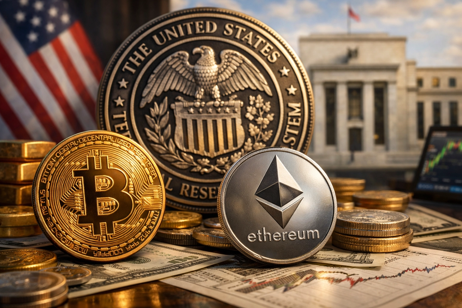 Fed-Recap nach FOMC: Was Powell für BTC und ETH ändert