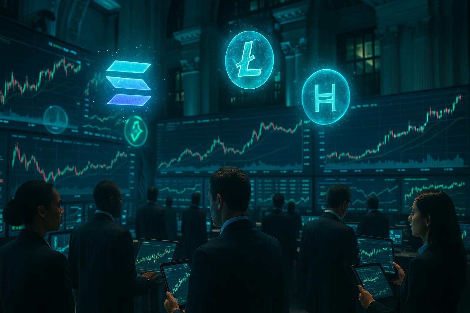 Trotz Shutdown: NYSE listet Altcoin-ETFs für Solana, HBAR und Litecoin