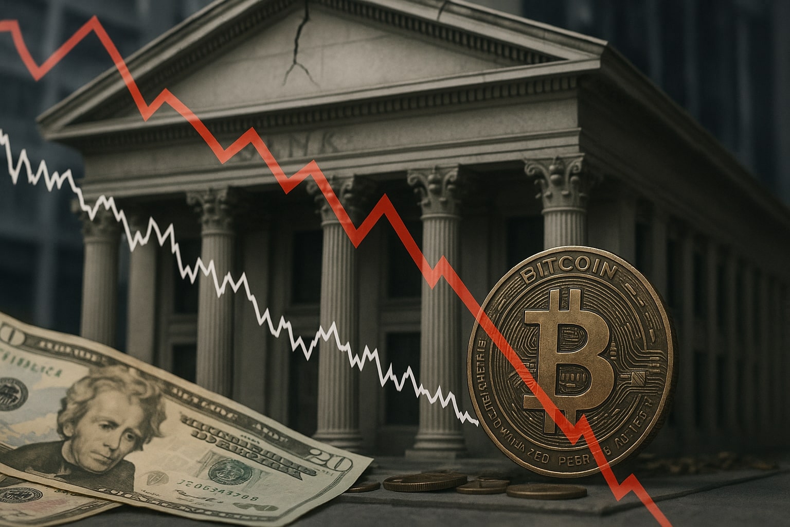 Bankenkrise 2.0? Sorgen um US-Kreditmarkt belasten Bitcoin und Aktien
