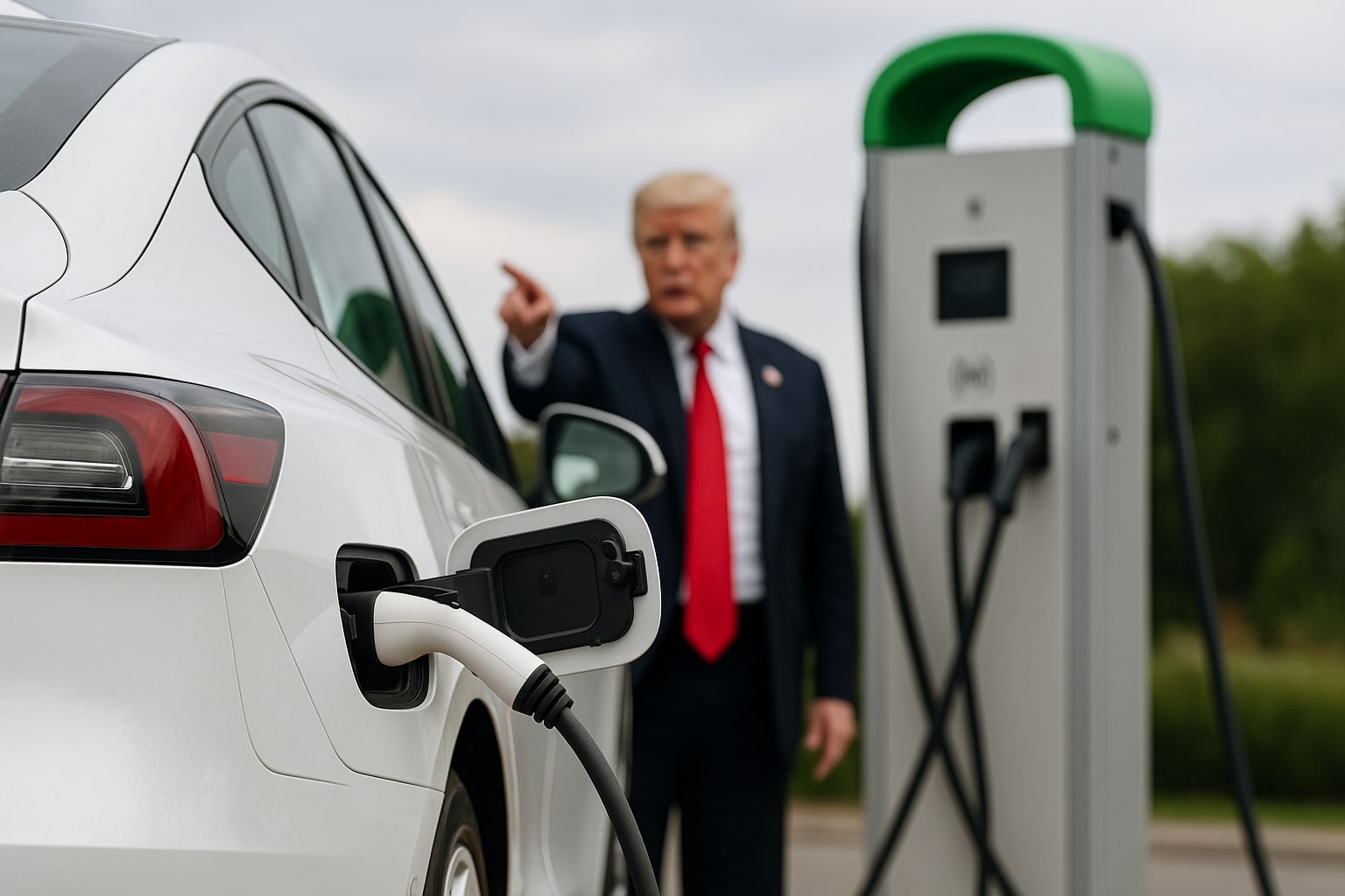 E-Autos betroffen: Trump will Milliarden für grüne Energie streichen