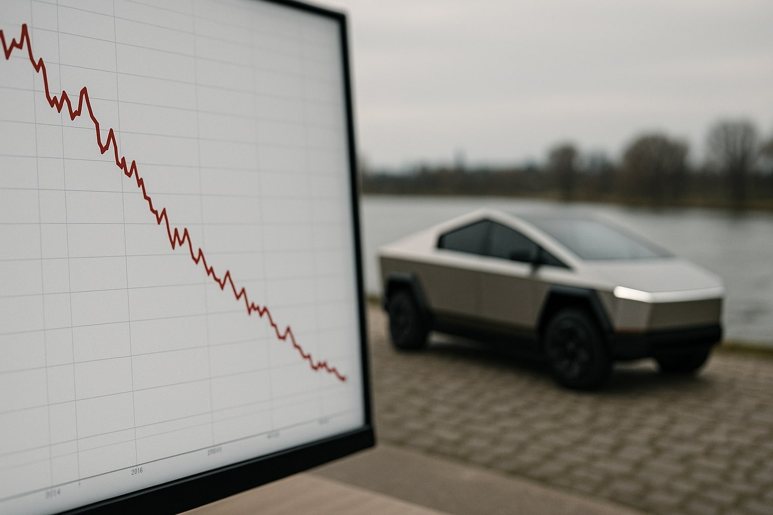 Tesla-Aktie fällt trotz Verkaufsrekord - Cybertruck bald in Deutschland?