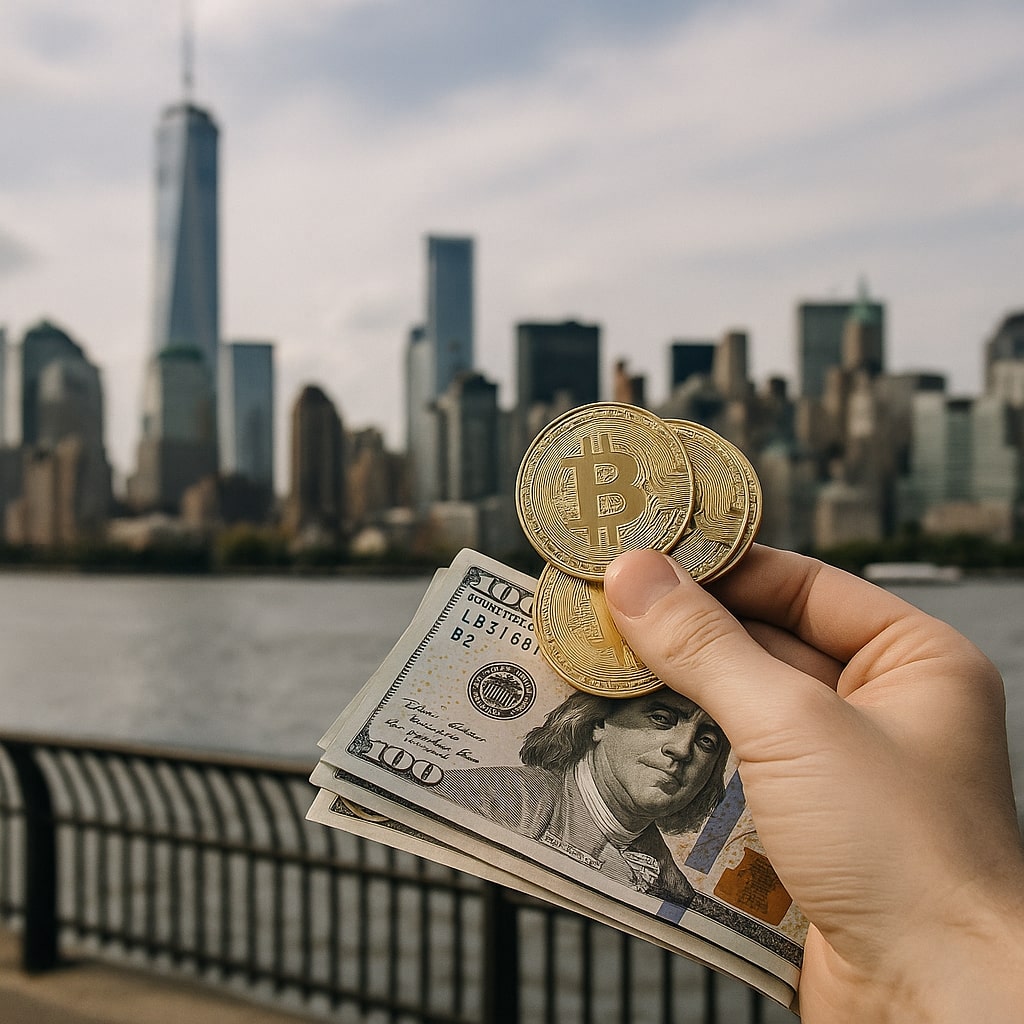 Experiment in New York: Coinbase zahlt bedingungsloses Krypto-Einkommen