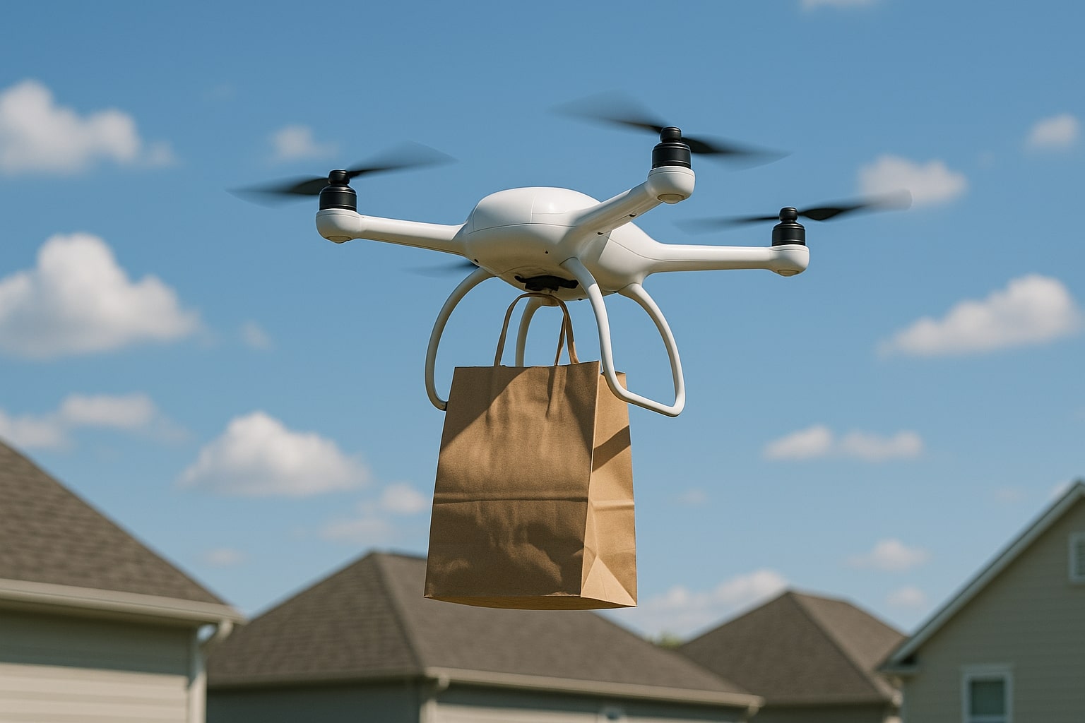 Essen aus der Luft: Uber startet Drohnen-Comeback