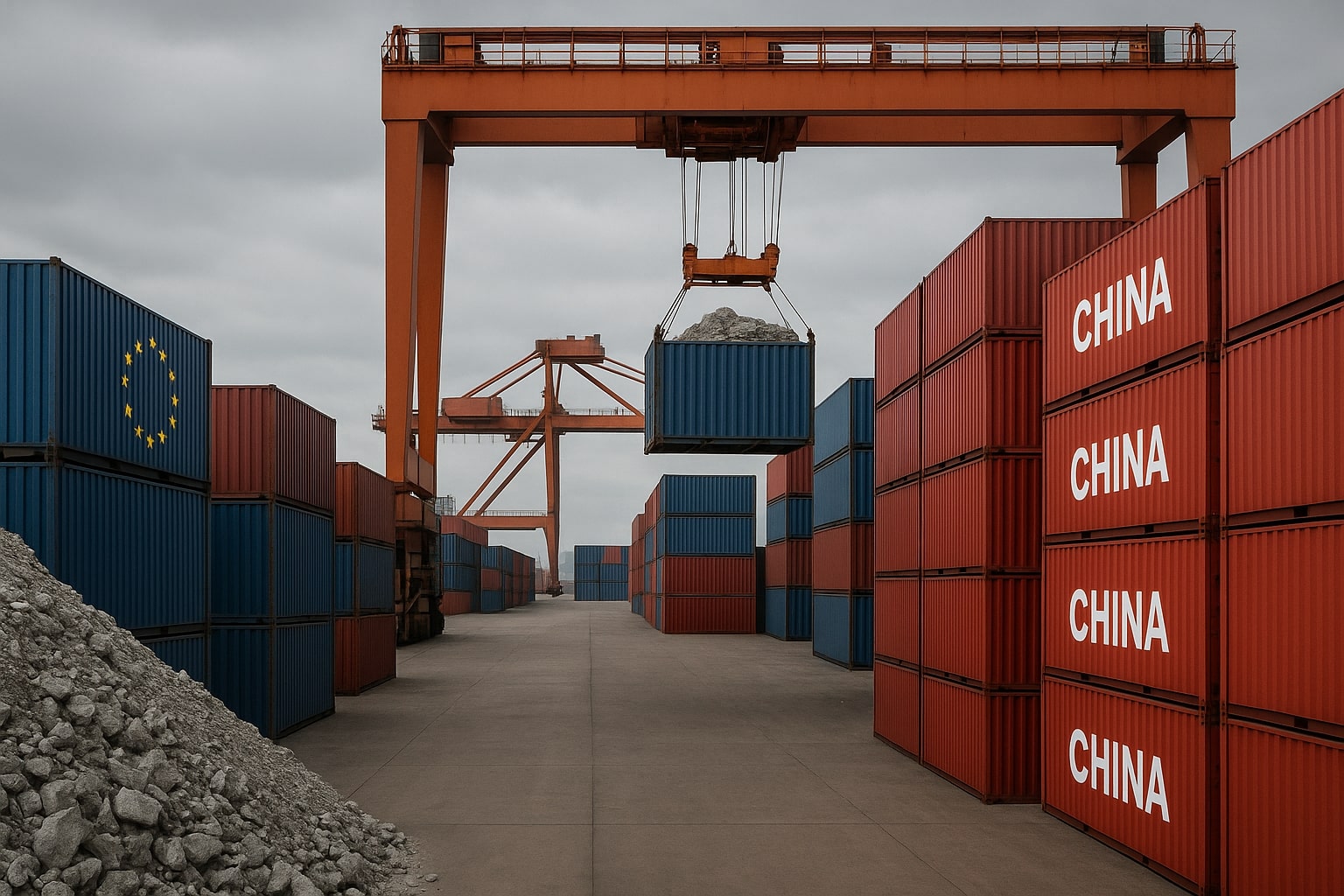 Warenflut und Rohstoff-Embargo: China setzt EU unter Druck