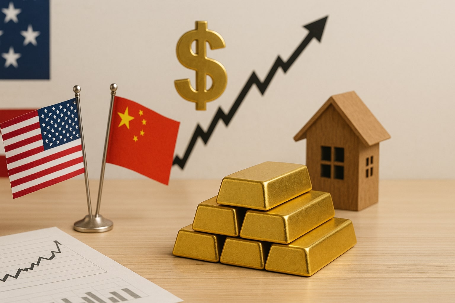 Trump-Zölle, Fed-Streit, Immobilien-Krise: Unsicherheit treibt Gold auf Allzeithoch