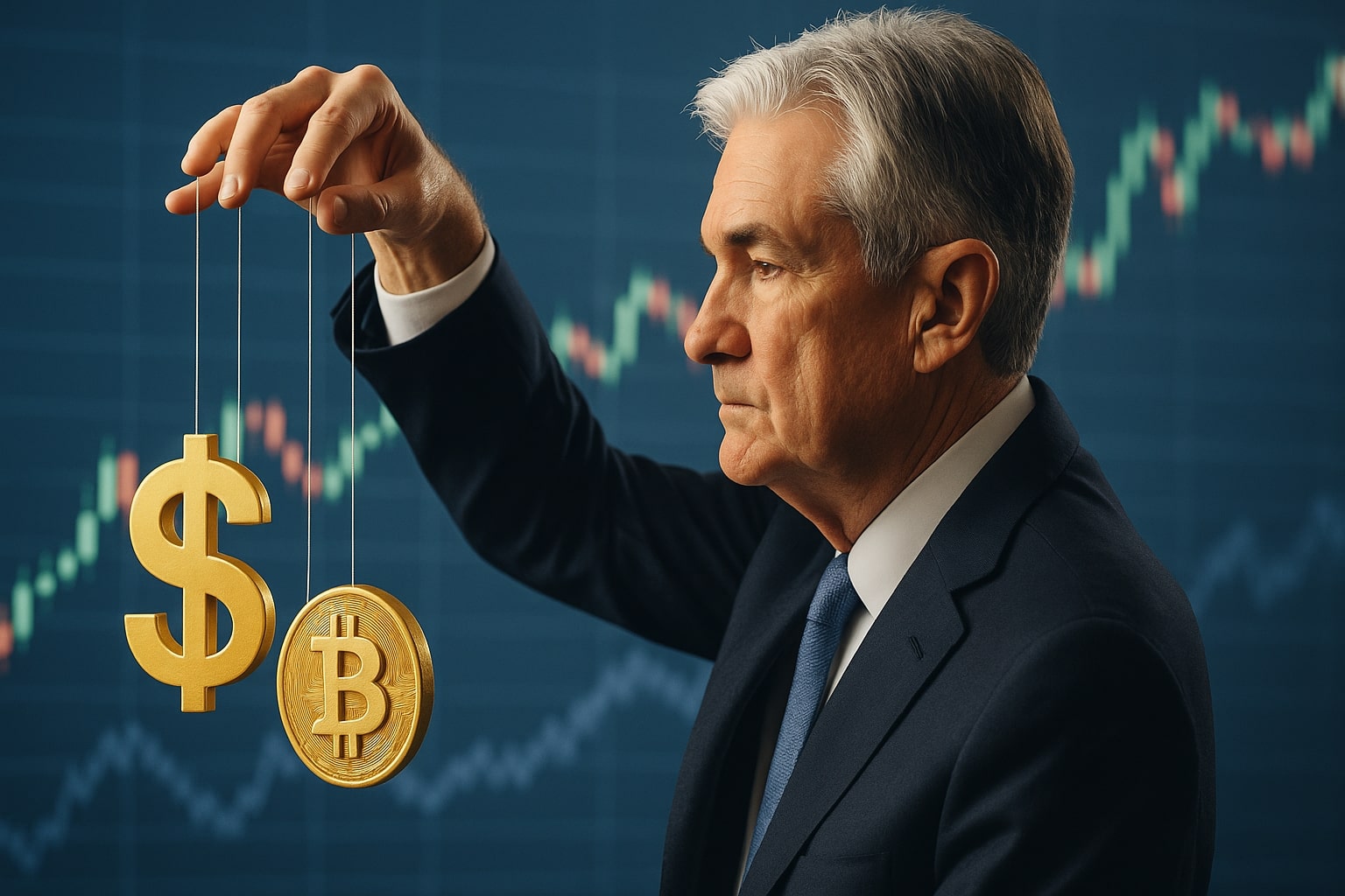 Fed-Chef Jerome Powell: Stiller Lenker von Bitcoin und Aktien