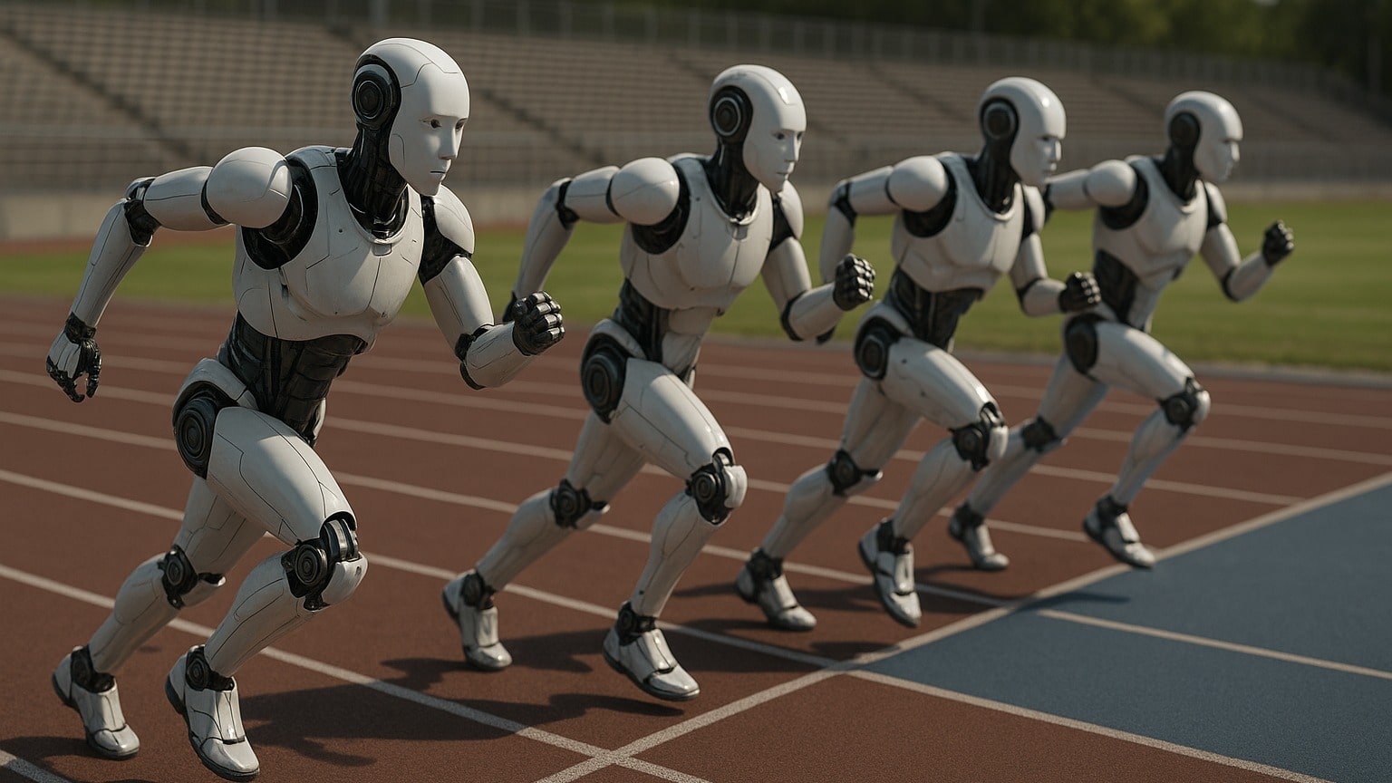 Chinas humanoide Roboter fordern Teslas Bot heraus