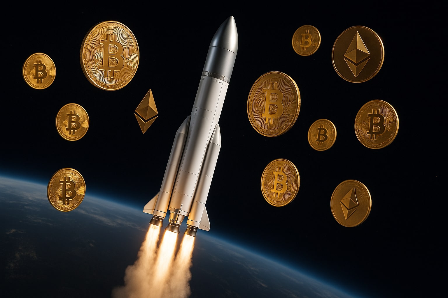 Blue Origin akzeptiert Bitcoin: Treasury-Boom im Weltraum