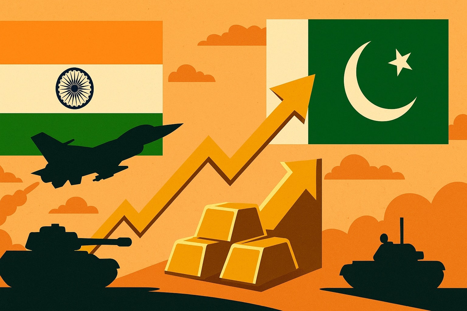 Goldpreis steigt nach Eskalation zwischen Indien und Pakistan