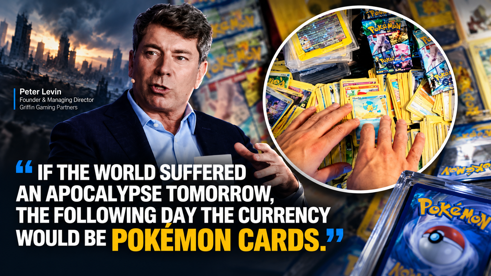 Investor Peter Levin besitzt Pokemon Karten